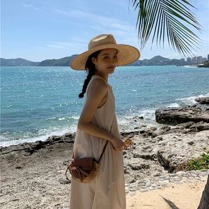 Elegant Cream Women's Swim Cover-Up